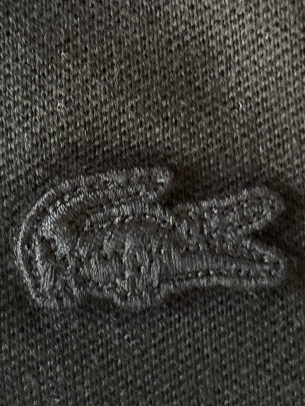 Lacoste Slim fit sleeveless Black Embroidered Crocodile Polo Detail Sz 34 - sm